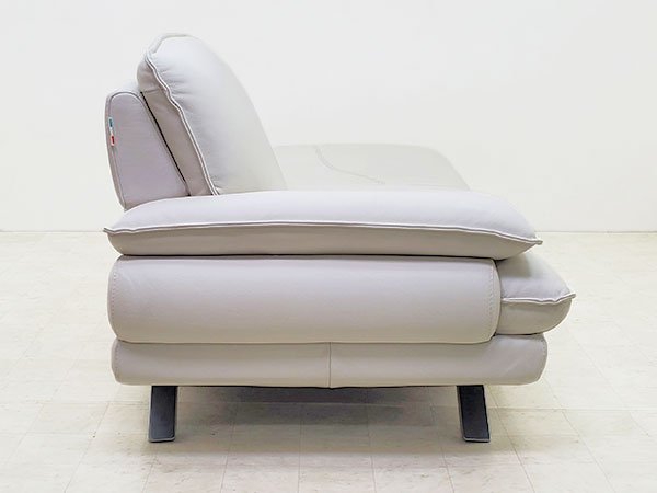 【目立った傷や汚れなし】P2471【展示極美品】【ニコレッティ/NICOLETTI】カウチソファー/シェーズロング/サクセス/2P/モダン ...