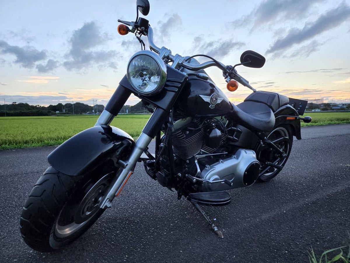 目立った傷や汚れなし Flstfb1580 ファットボーイロー ハーレーダビッドソン Harley Davidson 13 Jn5 車体 の落札情報詳細 ヤフオク落札価格情報 オークフリー スマートフォン版
