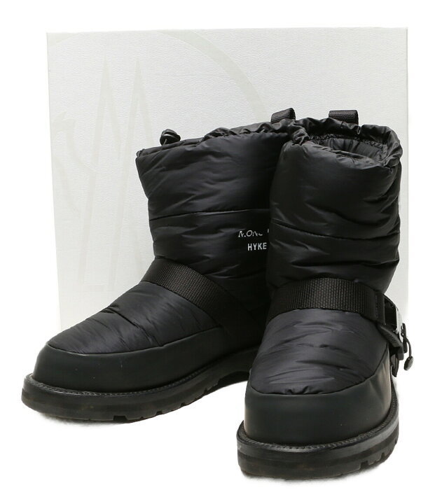 【再入荷】 MONCLER 36 厚底ブーツ トリコロール 靴