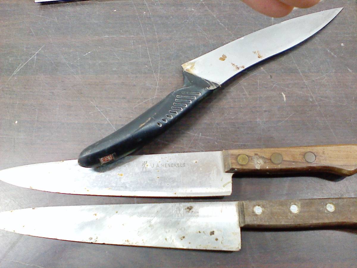 長期保管品 ゾーリンゲン ナイフ サビ汚れあり