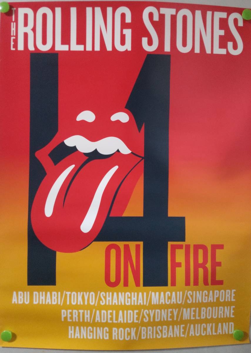 激レア】ローリングストーンズ 非売品ポスター 福岡ドーム