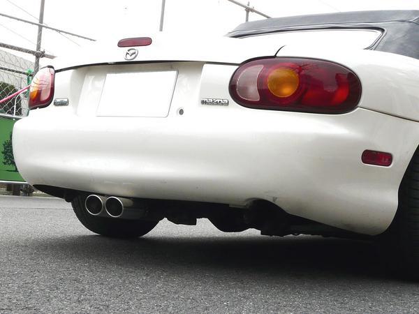 ND ロードスター マフラー センター出し 直管