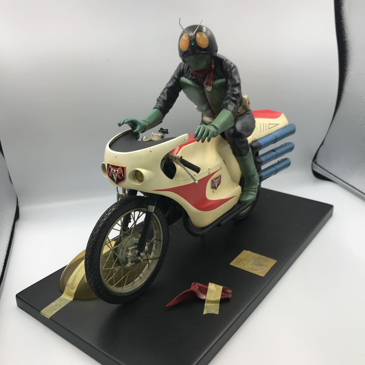 玩T16 メディコムトイ RMW 仮面ライダー旧1号＆旧サイクロン号 1/5
