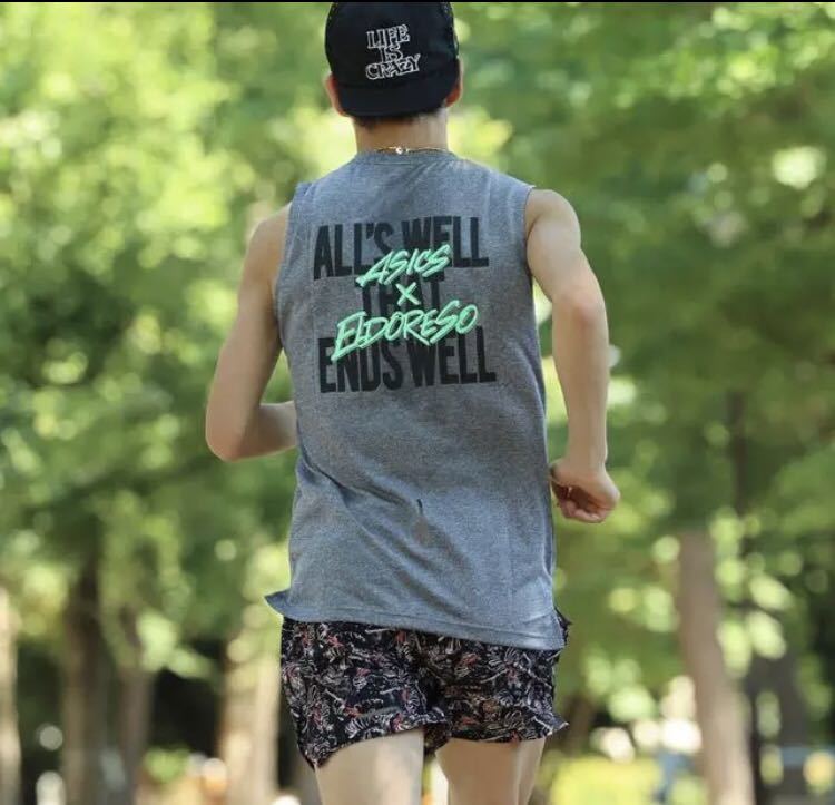 エルドレッソ×アシックス ASICS ELDORESO Tシャツ サイズ S