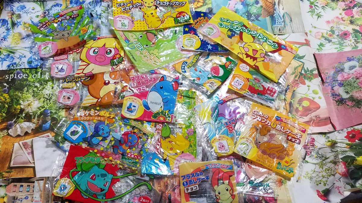 目立った傷や汚れなし】ポケモンパン 包装ビニール 袋 2000年から2005