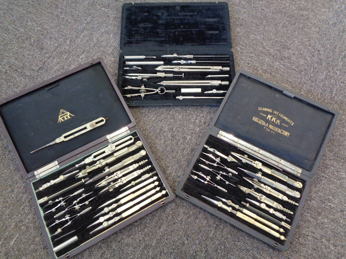 【新品】 ITO Drawing Instruments Set/製図セット/中古 の落札情報詳細 ヤフオク落札価格情報 オークフリー