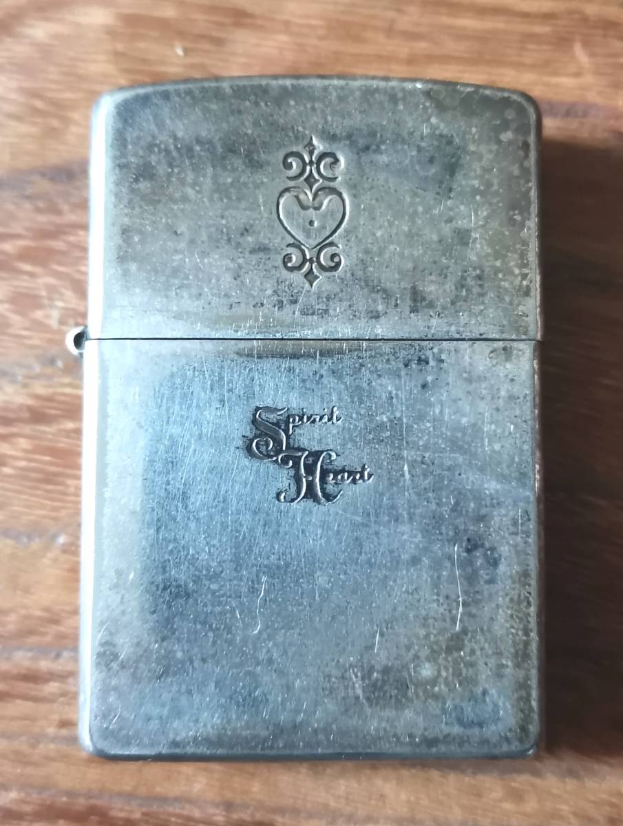 やや傷や汚れあり】ZIPPO ジッポー ライター Spirit Heart スピリット 