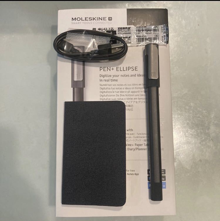 【目立った傷や汚れなし】モレスキン スマートライティング ELLIPSE スマートペン ブラックの落札情報詳細 ヤフオク落札価格検索 オークフリー