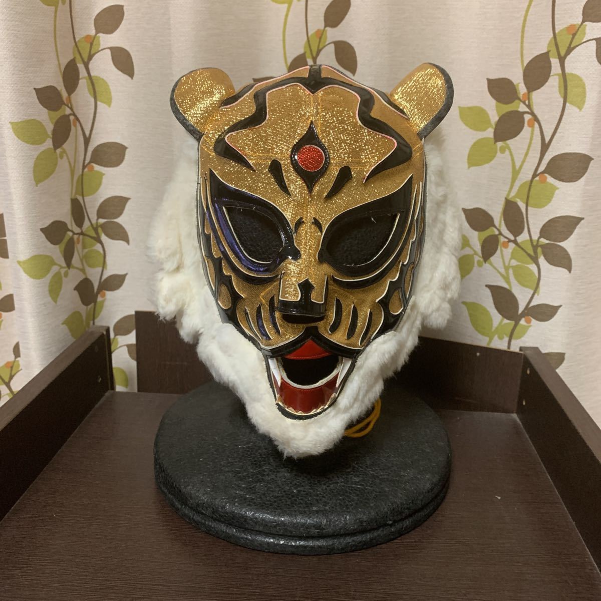 当時物 OJISAN製 ザ・コブラ 膨らまさ 試合用マスク ビンテージ