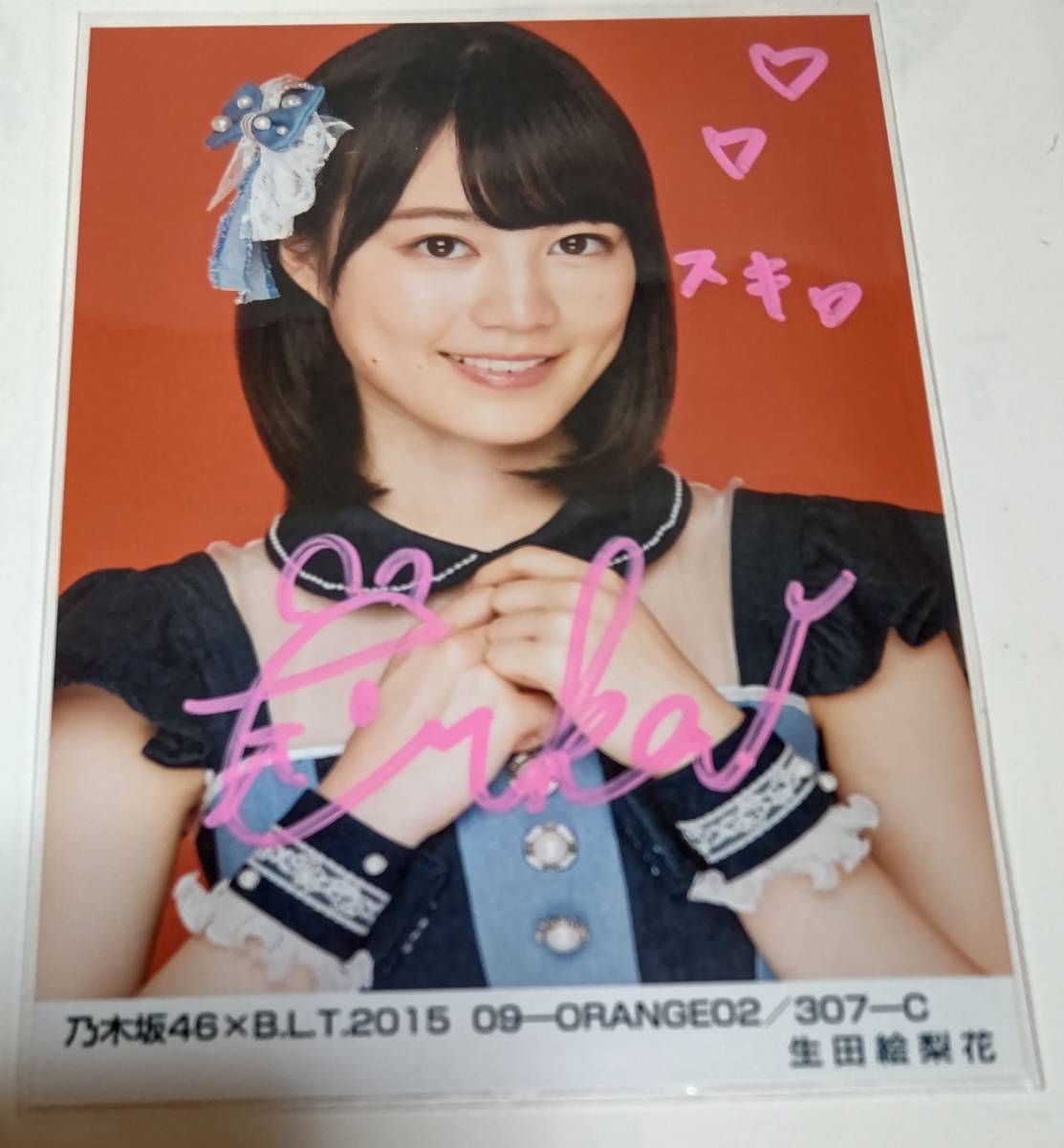 乃木坂46 生田絵梨花 直筆サイン入りタペストリー 乃木坂46 生田絵梨花