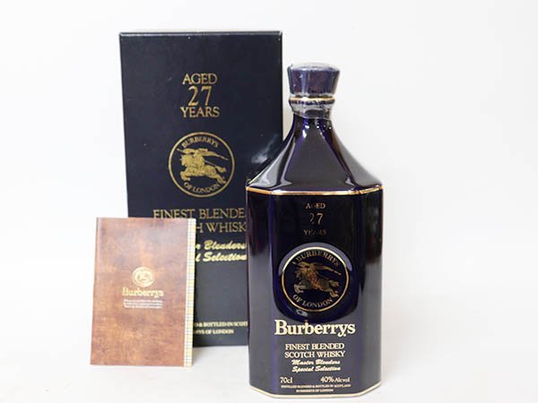 BURBERRY バーバリー スコッチウィスキー 25年 陶器ボトル 未開栓 バーバリー 25年 陶器ボトル ブレンデッド・スコッチ