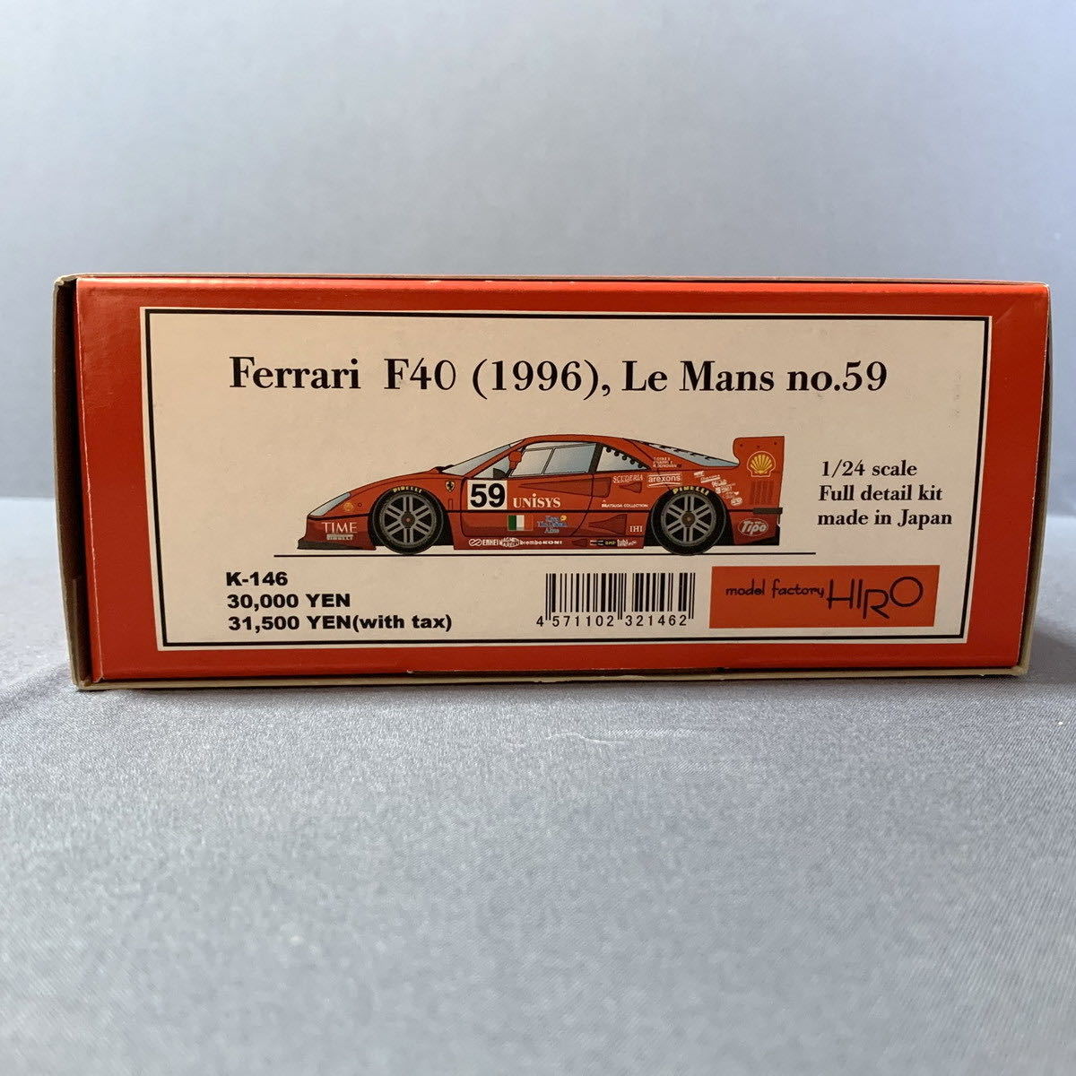 モデルファクトリーヒロ★未使用品 フェラーリF40 1995★1/24 送料無料 目立った傷や汚れなし】モデルファクトリーヒロ 1/24 フェラーリ F40