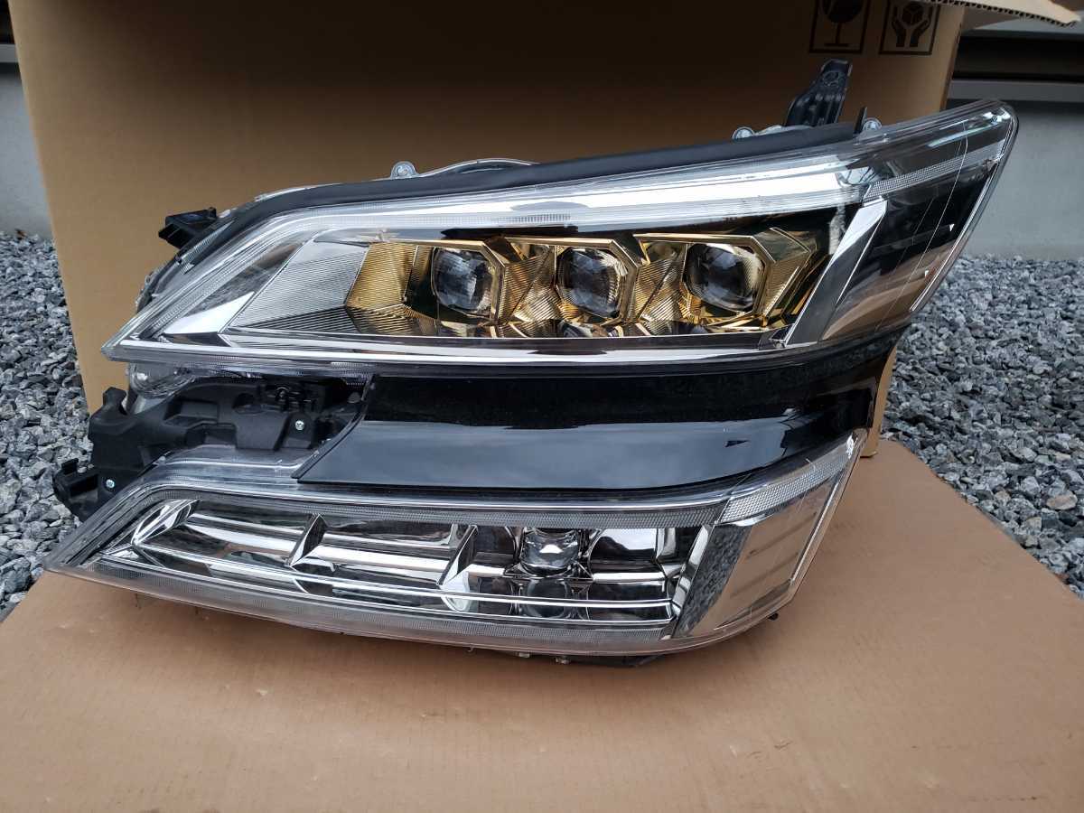 ヴェルファイア30後期純正フロントバンパー　カラー070　パールホワト 30系ヴェルファイア Zグレード後期 純正バンパー用LEDデイライト