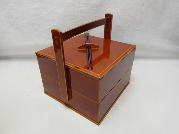 未使用 茶道具 飛騨春慶 箸付手持ち二段重箱 漆器 共箱 71YKtIUdT4L._UF894,1000_QL80_.jpg