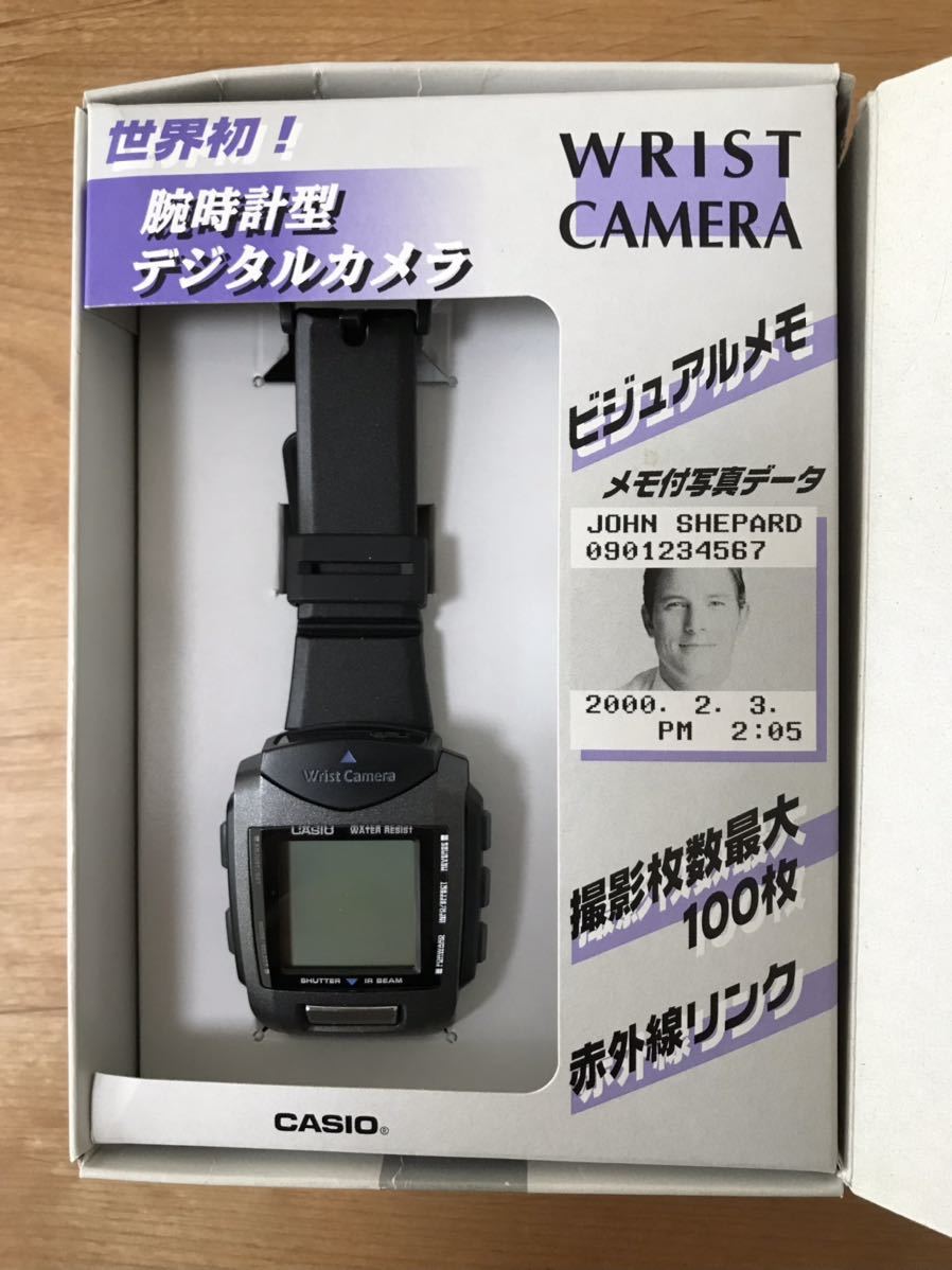 カシオ WRIST CAMERA WQV-1D-8JR Casio WRIST CAMERA WQV-1D-8JR Mint