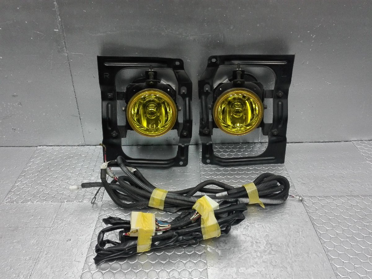 ミニキャブ イエロー フォグランプ U61 U62 純正 配線付き 純正フォグ
