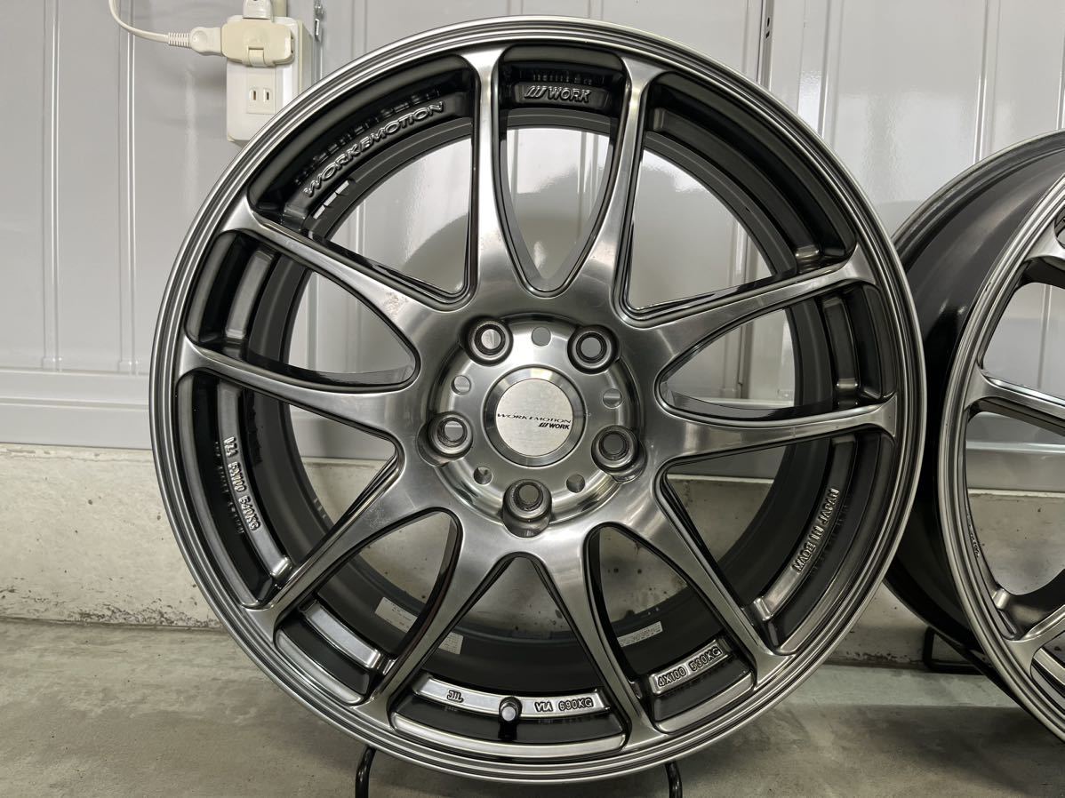 ホイール ワーク エモーション 極 4本 センターキャップ付 17 ホイール ワーク エモーション 極 4本 センターキャップ付 17