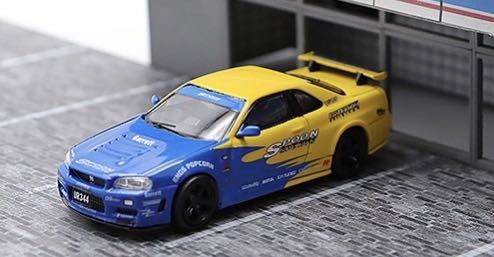 【未使用】1/64 Ghost Player X Stance Hunters Nissan Skyline GT-R R34 SPOON ...
