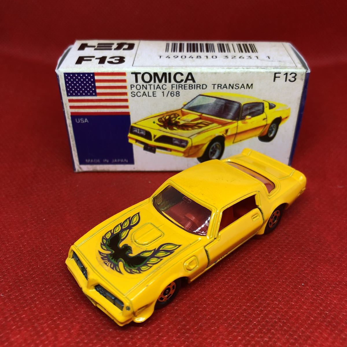 【やや傷や汚れあり】トミカ 日本製 青箱 F13 ポンティアック ファイアーバード トランザム ギフトバラ 当時物 絶版 の落札情報詳細