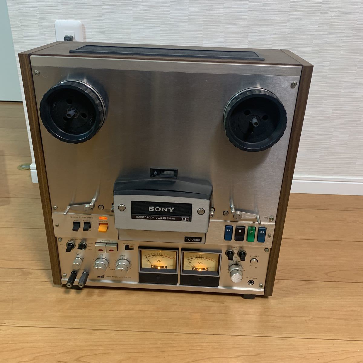 SONY オープンリールデッキ TC-7660 通電確認済み クローズドループ