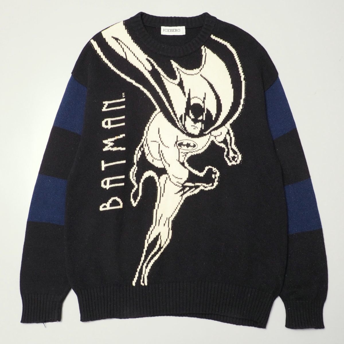 アイスバーグ イタリア製 ヴァージンウール100％ バットマン ニット M  