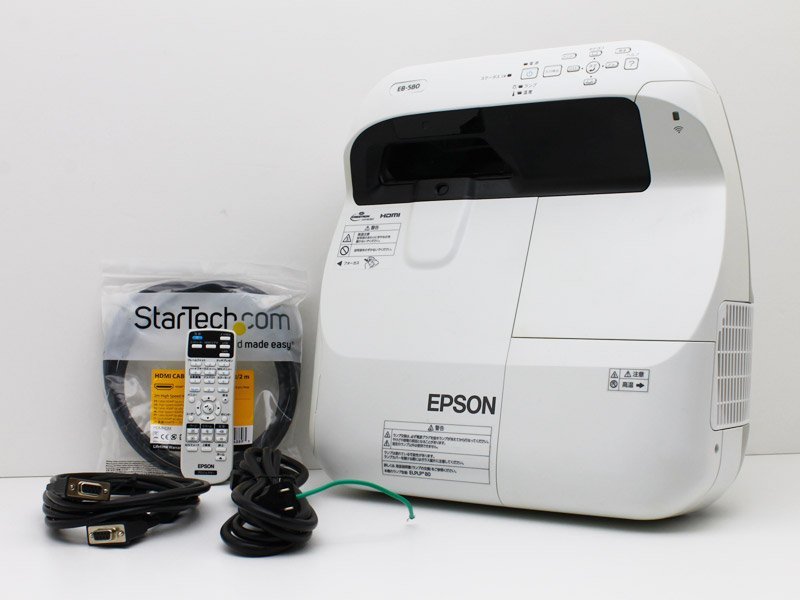 Y♢584 EPSON プロジェクター EB-535W プロジェクター（www 