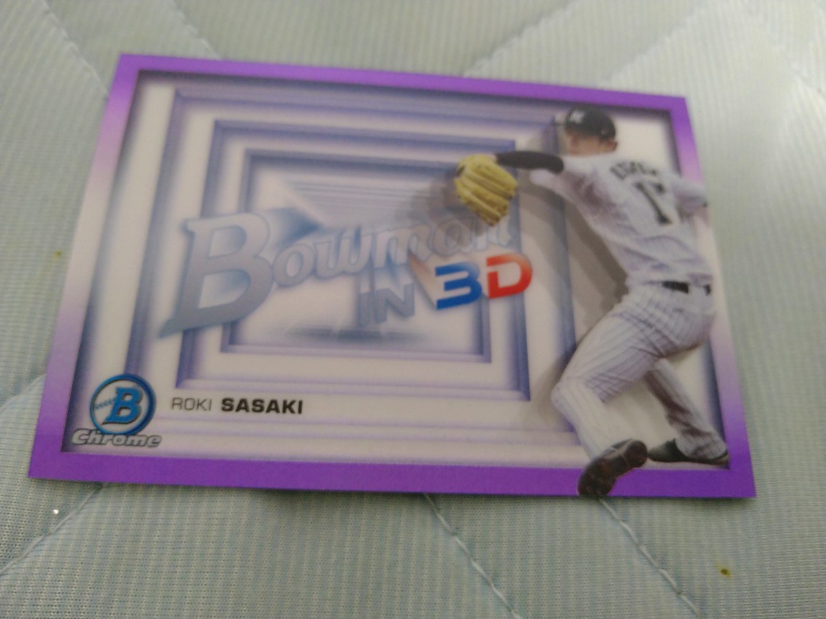 Topps - topps bowman chrome 2022 佐々木朗希3D 2022 topps npb bowman chrome 3d 佐々木朗希（2022 TOPPS NPB