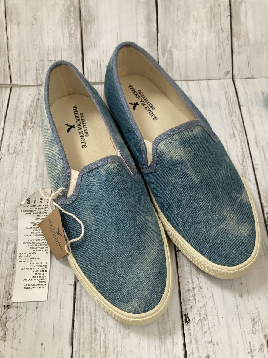 【未使用】American Eagle Outfitters アメリカン イーグル アウトフィッターズ デニム スリッポン 靴 スニーカー