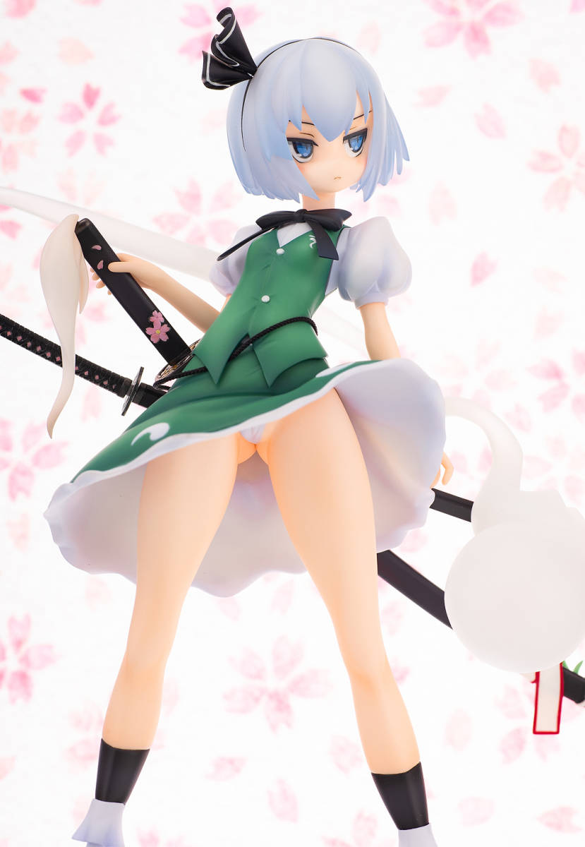 ふらっとわーく　魂魄妖夢　ガレージキット　東方妖々夢 傷や汚れあり】ふらっとわーく！ 1/8 魂魄妖夢 ガレージキット