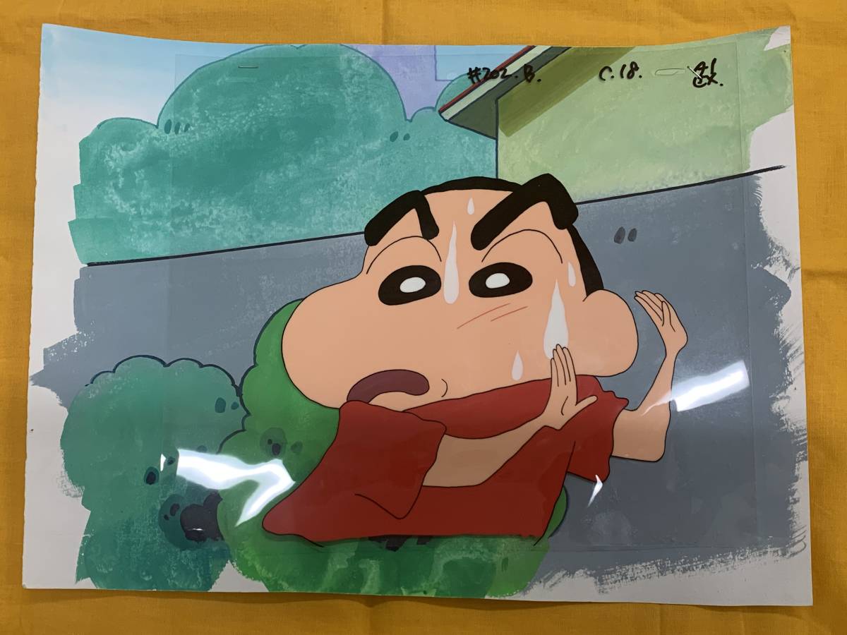 クレヨンしんちゃん まつざか先生 セル画 クレヨンしんちゃん アニメ セル画 まつざか先生