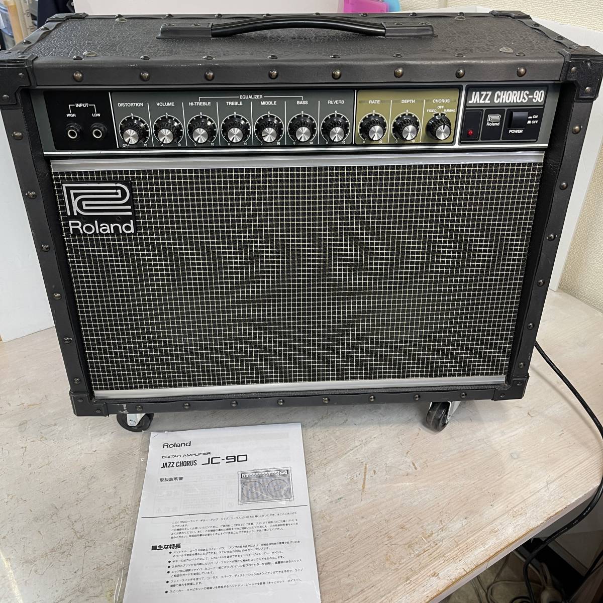 【傷や汚れあり】Roland ローランド ギターアンプ JAZZ CHORUS90 ジャズコーラス ジャズコ JC90の落札情報詳細