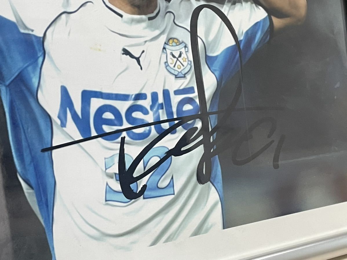 ジュビロ磐田 選手サイン入り写真フレーム 脆