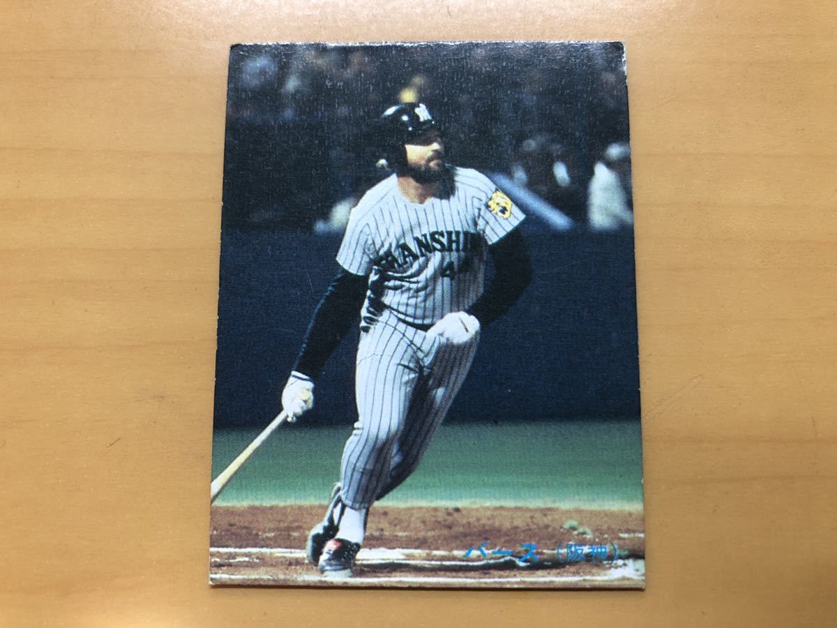 カルビー プロ野球 1986 No.151 バース（傷や汚れあり】カルビープロ 