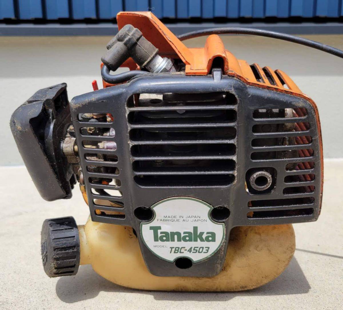 『動作確認済』　TANAKA 高出力エンジン草刈機26cc　愛知県豊田市引取限定 動作確認済』TANAKA エンジン草刈機 愛知県豊田市お引取限定