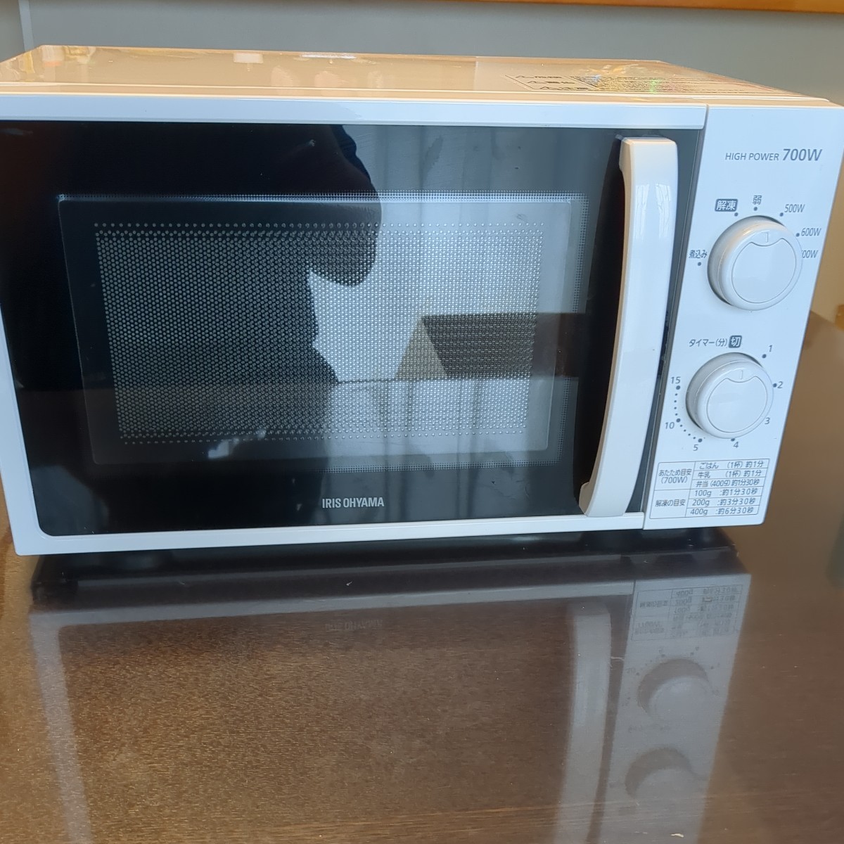 【美品】アイリスオーヤマ　電子レンジ　IMB-T178-W　2023年製 IMB-T178-W 単機能レンジ 17L 1台 アイリスオーヤマ 【通販