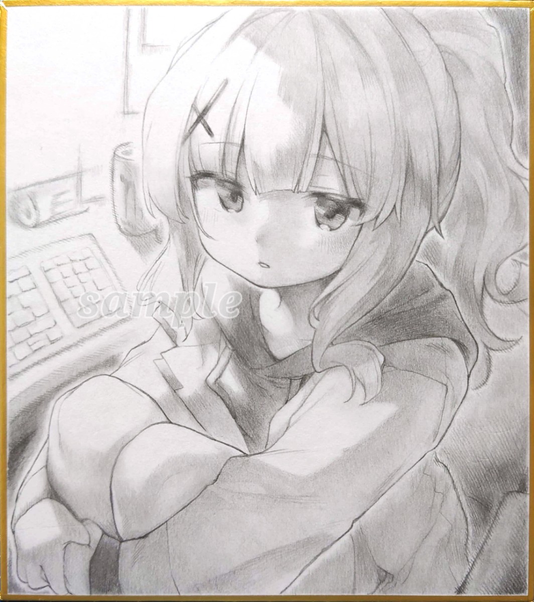 目立った傷や汚れなし】同人手描きイラスト【ブルアカ／小鈎ハレ