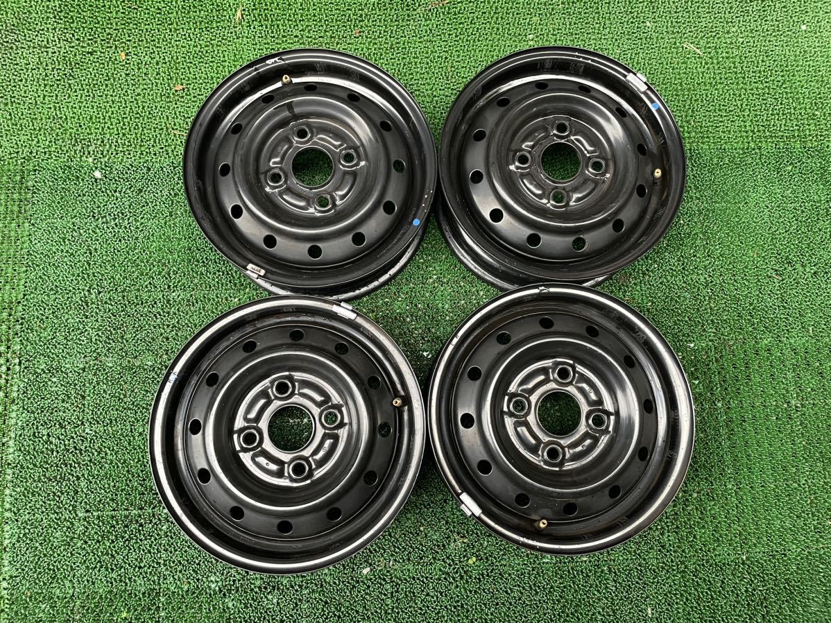 クリッパー エブリイ 純正ホイール 香しい タイヤ 145/80R12 新車外しDR17