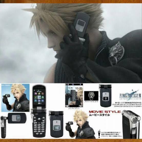 希少！ガラケークラウドブラック！FFⅦAC