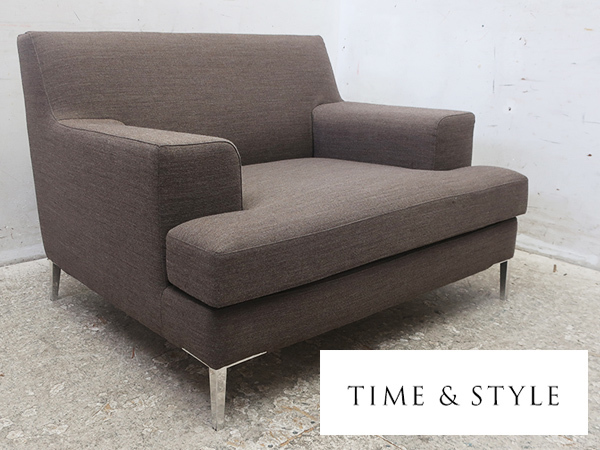 定価35万】time&Style タイム&スタイル ソファ 2人掛けソファー