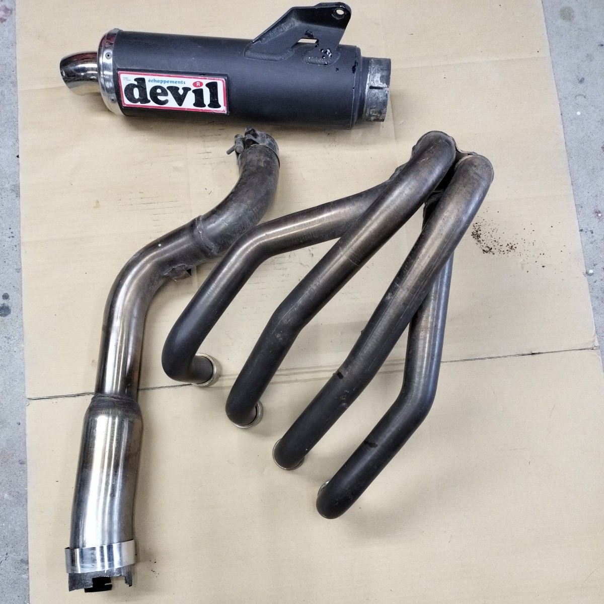 カワサキゼファー750デビルマフラー(devil)