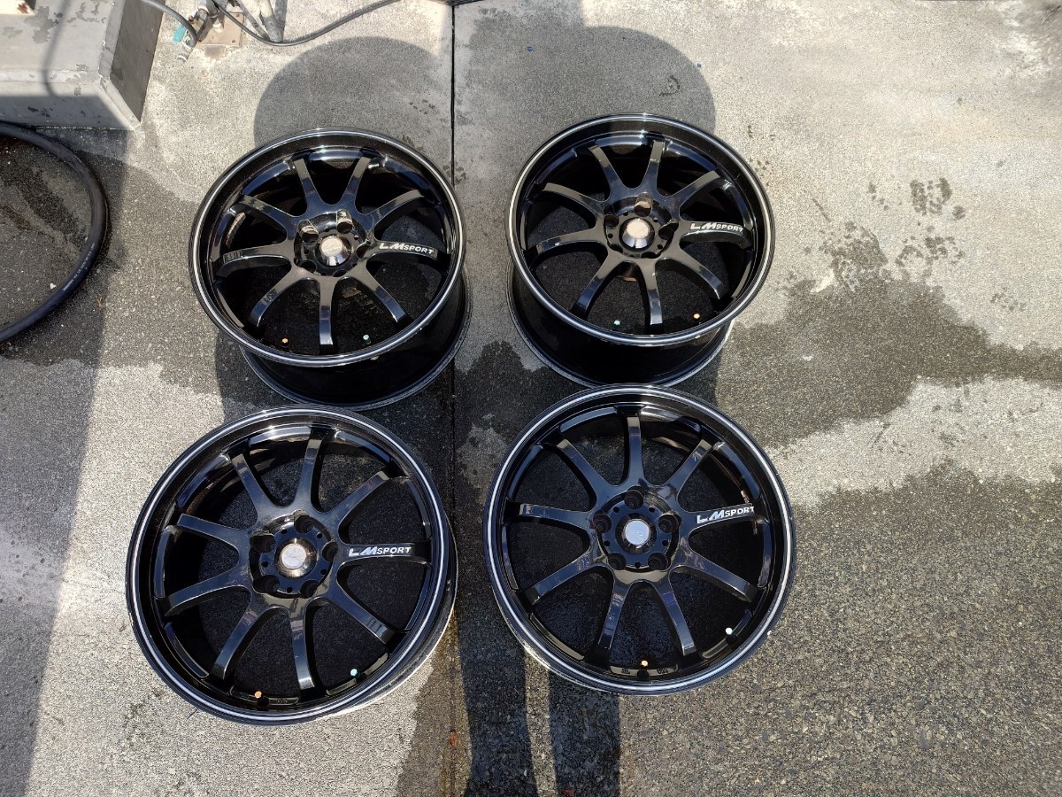 メーカー不明 18インチ9.5j 2本ドリケツ タイヤ付いてます Yahoo!オークション -「9.5j ドリケツ」(18インチ) (ホイール)の