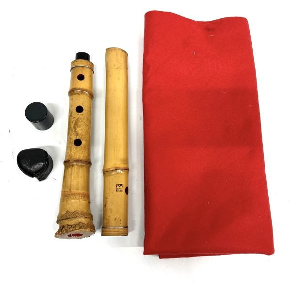 蘭情 篠笛 和笛 全長47.5cm 竹製 木管楽器 伝統楽器 和楽器