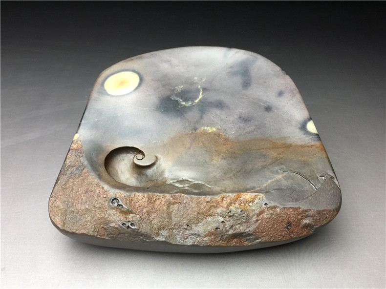 梅花坑作 硯 箱無しの未使用品 【公式通販】