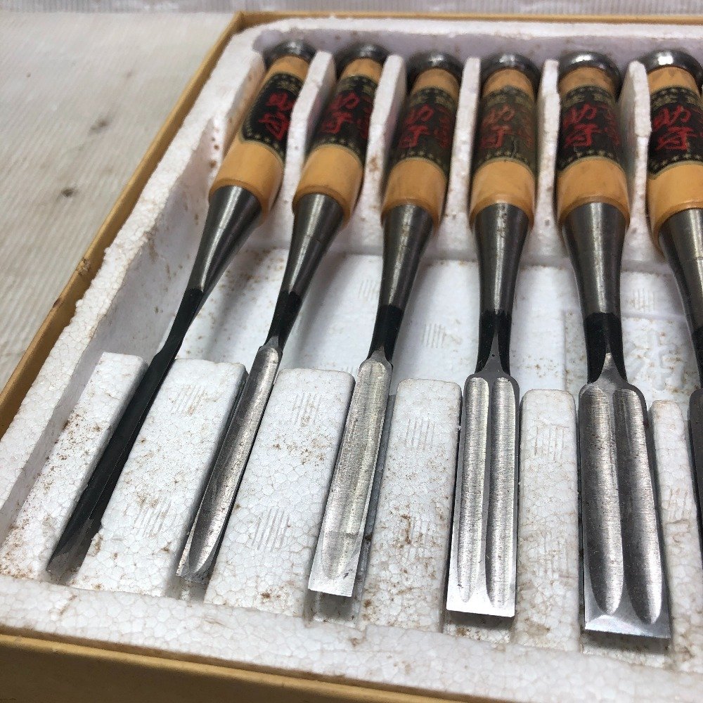 大工道具 組鑿 ノミ のみ10本セット 一文字助守