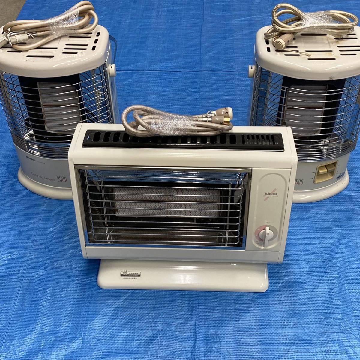 【傷や汚れあり】★ホース付 他 Rinnai リンナイ ガスストーブ R652PMSⅡ402 R652PMSⅢ R813PMSⅢ 3点