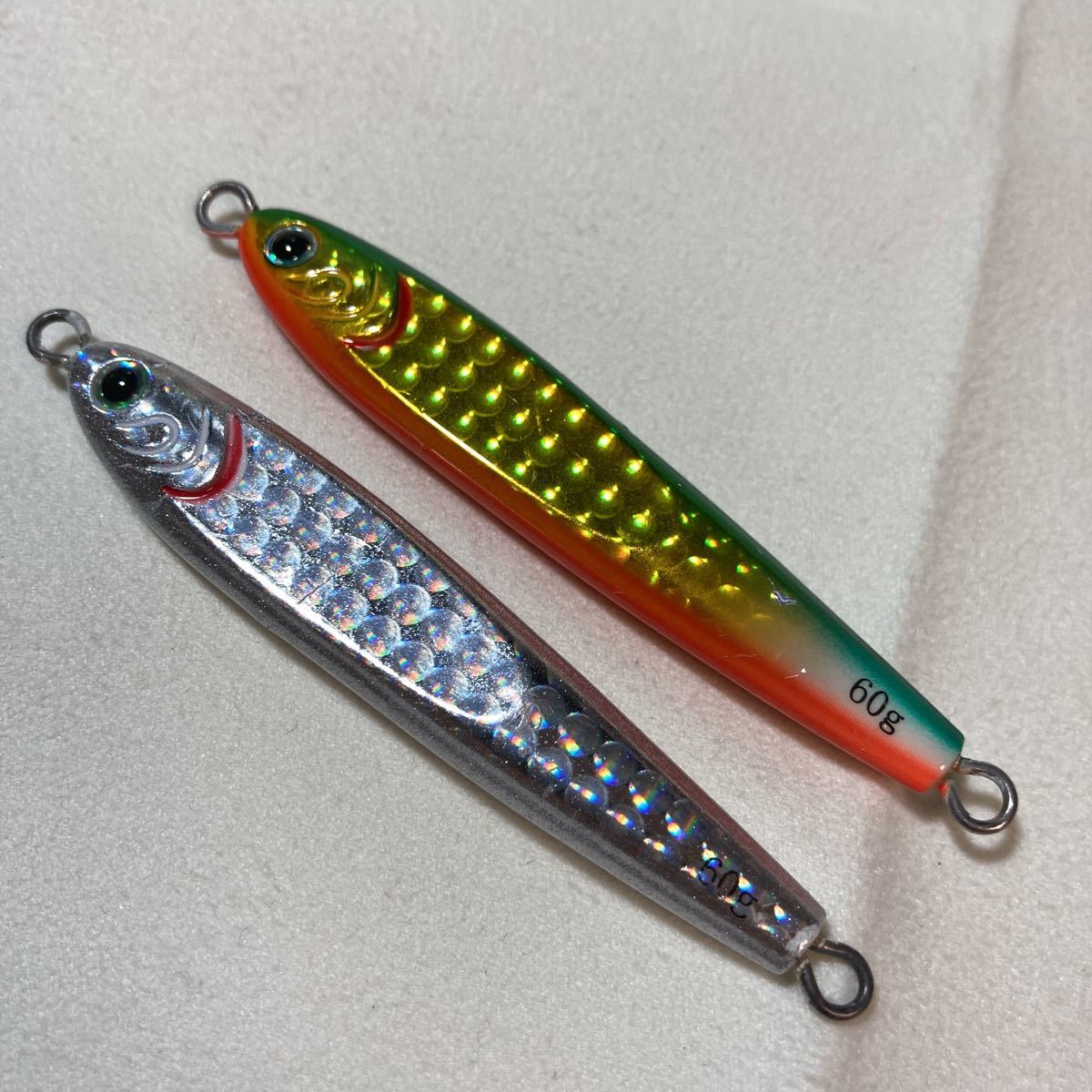 TGべイト 太刀魚 60g 2個セット 全体的に状態が悪い】ダイワ TGベイト