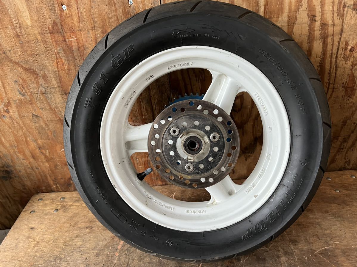 当時物 HONDA NSR50 リアホイールタイヤ付き 当時物 HONDA NSR50 リア