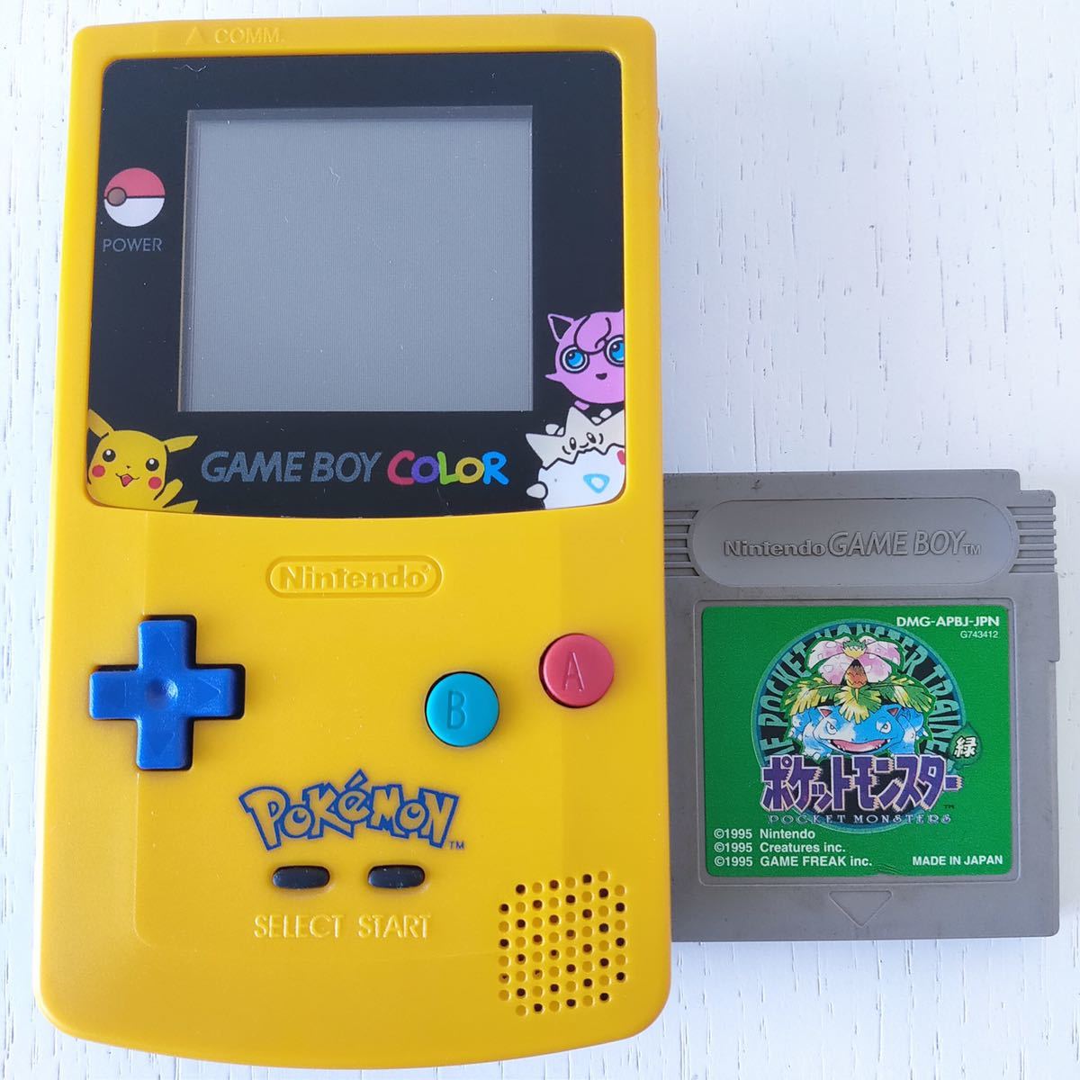 ゲームボーイポケット　ポケットモンスター ゲームボーイポケット(IPS液晶)＋ポケットモンスターピカチュウ