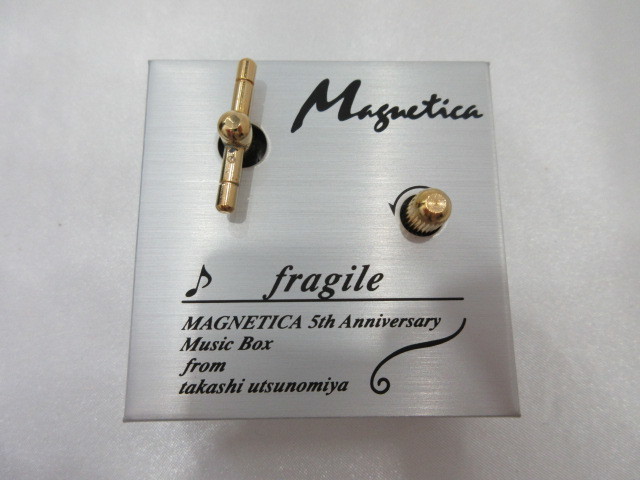 未使用に近い】◇宇都宮隆 MAGNETICA 5th Anniversary MUSIC BOX