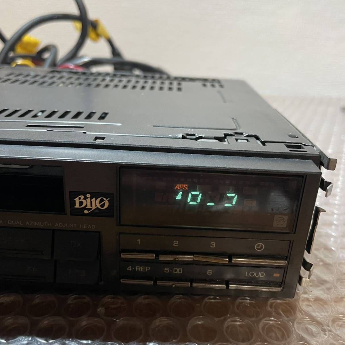 全体的に状態が悪い】FUJITSU TEN Biyo カセットデッキ CE-6632 トヨタ